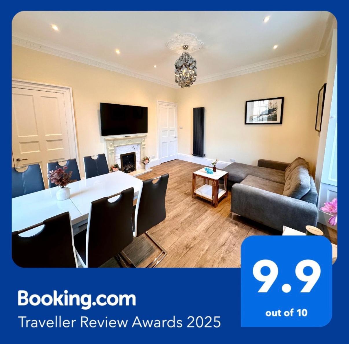 Georgian Luxury Apartment - Superfast Wifi - Parking Available Edimburgo Exterior foto