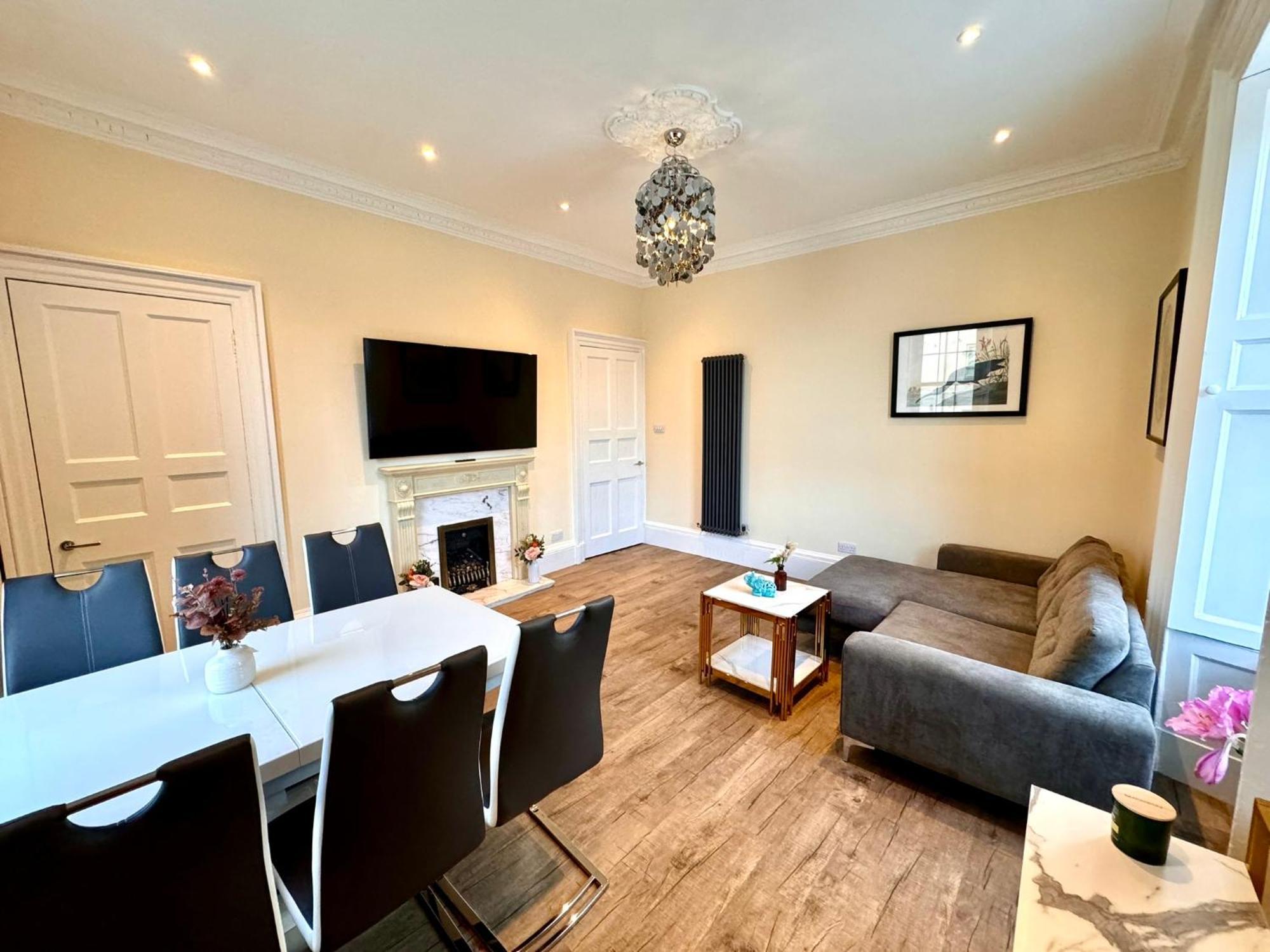 Georgian Luxury Apartment - Superfast Wifi - Parking Available Edimburgo Exterior foto
